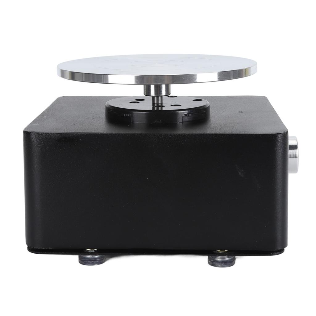 Mini Pottery Wheel Kit 0‑180RPM Adjustable Kids Ceramic Drawing Machine with Detachable Turntable