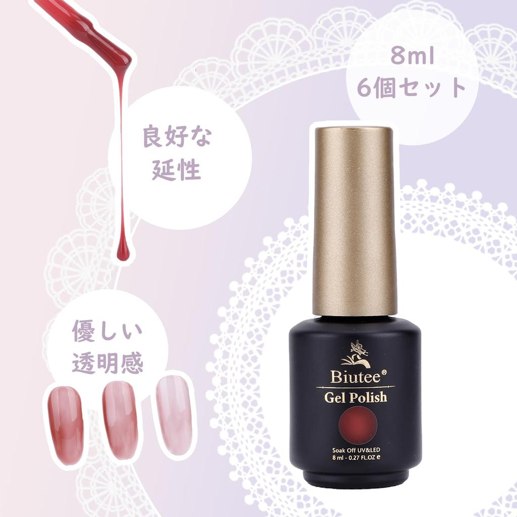 Color Gel Gel No Top Coat or Base Coat Needed Gel Nail Set of 6 Effect One-Step - - - 3-in-1