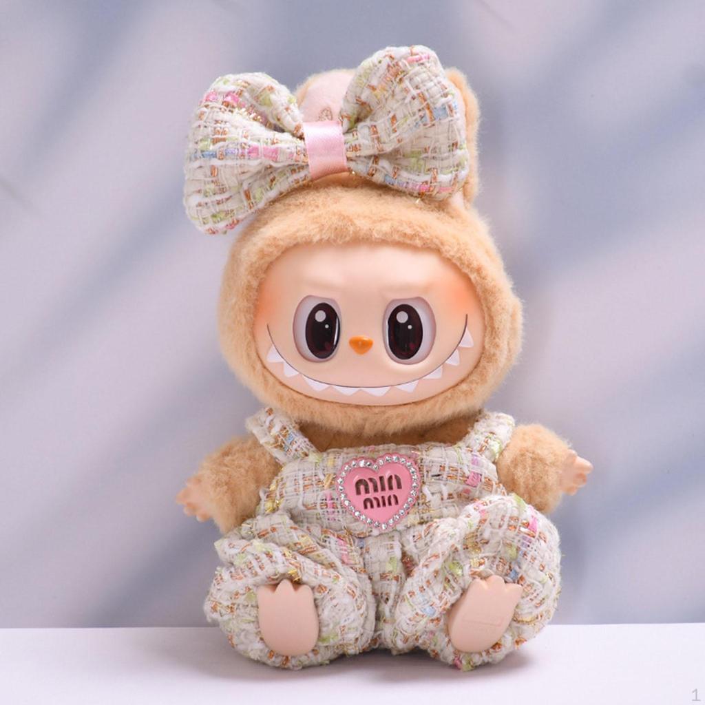 2 Pieces Doll Clothes Set Costumes Decorative Photo Props Soft Girl Outfits for 5.91inch or