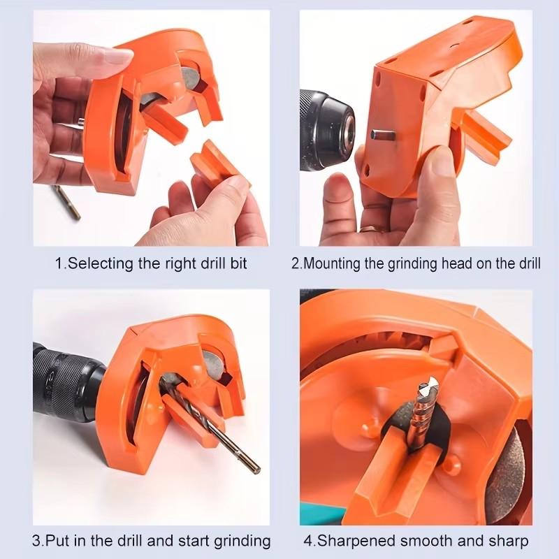 2-16mm Bohrer Schärfer Schleifer, Mehrzweck Bohrer Schleif Schärfer Polier Schleifwerkzeug, Bohrer Schleifwerkzeug
