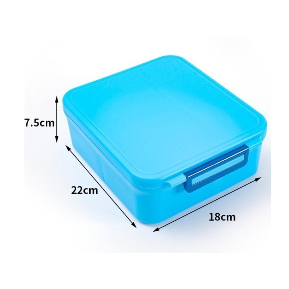 Portable 1700ml Lunch Box Divided Leakproof Children Lunch Box with Soup Cup Fresh Keeping Storage Box School Student