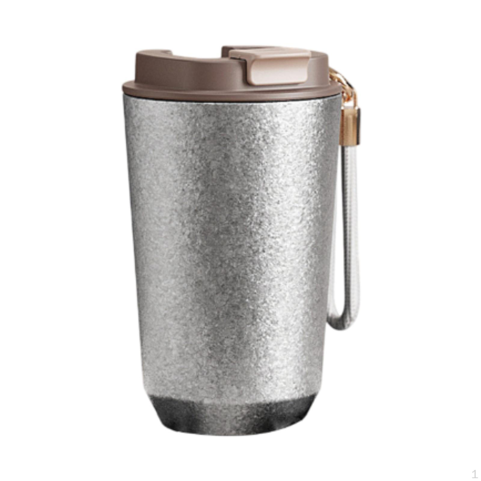 

Titanium Insulated Cup Coffee with Rope Water Bottle Double-layer for 280ml
