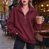 Women's Casual Loose Fit Sweatshirt with Pocket for Workout and Daily Wear