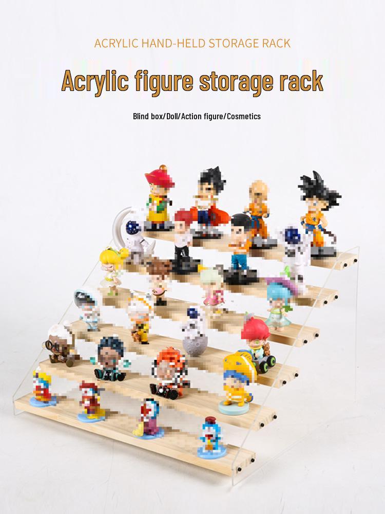 Handmade Multi-Layer Acrylic Figurine Display Rack