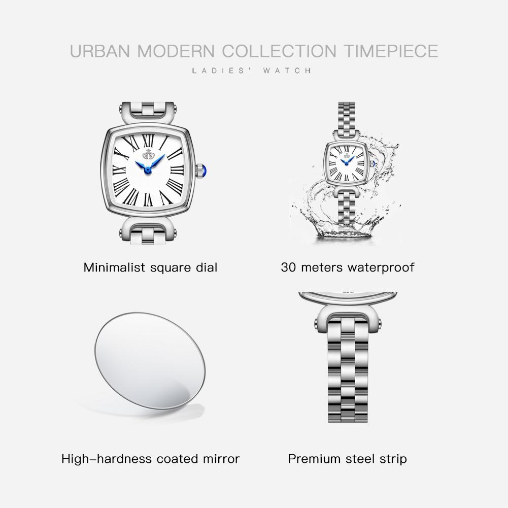 FATE LOVE Brand Women's Fashion Square Quartz Watch Waterproof 922