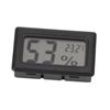Thermometer Hygrometer Black LCD HD Digital Display Embedded Electronic Temperature Humidity Meter
