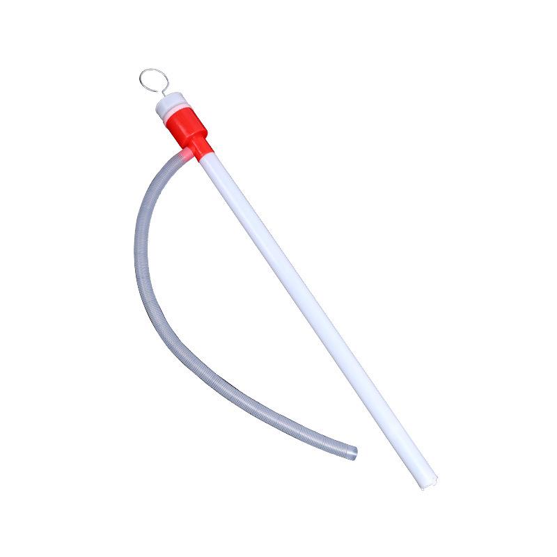 Manual Hand-Crank Pump with Oil and Water Suction Hose - Plastic Sucker/Pump
