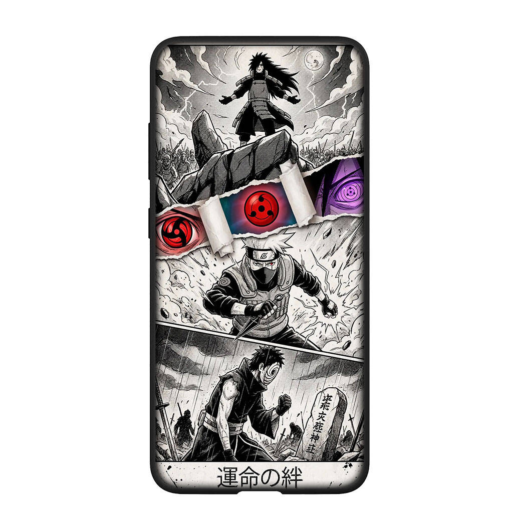 Phone Case for Samsung Galaxy S25 S23 S24 Ultra FE Plus A05 A06 A15 A16 A36 A37 A35 A54 A55 A56 A57 A25 A26 A53 Cartoon Narutos Kakashi Hatake Cover