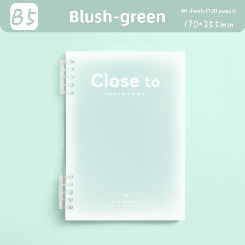 

Минималистичный отрывной студенческий блокнот - стильный румянец B5 с отрывными листами, без катушки