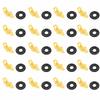 20PCS ABS Fish Lure Bait Holder with 3 Size Rubber Rings Fishing Rod Hook Holder  For Fishing Rod