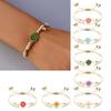 Fashionable Daisy Bracelet Delicate Pendant Bracelet Weaving Bracelet Adjustable Rope Bracelet for Women Matching Outfit