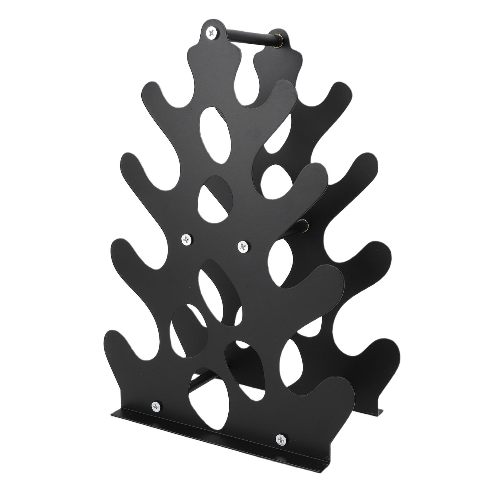 

Dumbbell Rack Metal 4 Tire Workout Dumbbell Holder Storage Stand Fitness Equipment Organizer