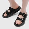Breathable Trend Outer Wear Thick-soled Wear-resistant Soft-soled Sandals Summer New Seaside Beach Shoes 371296 black-J