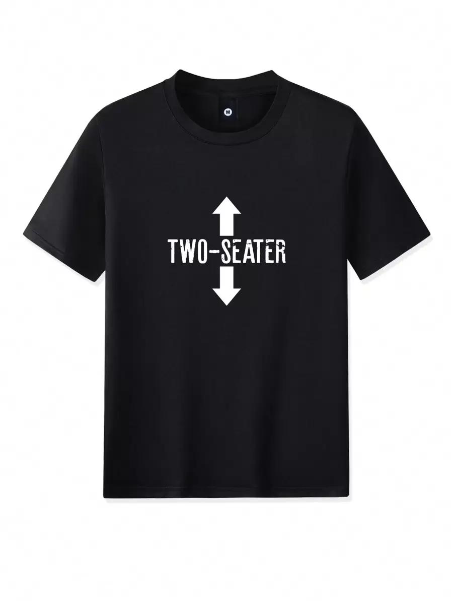 Unisex s Summer Short Sleeve English Letter Graphic Print T-Shirt S