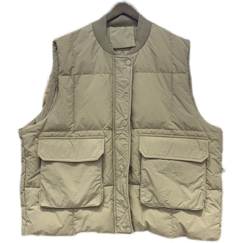 Женская осенне-зимняя куртка на белом утином пуху — фото 11