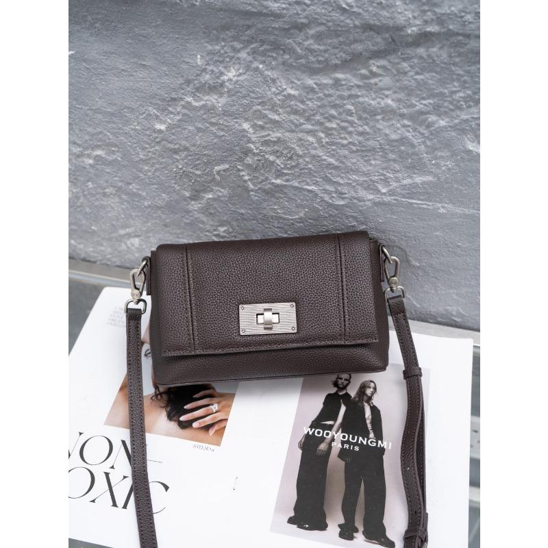 

Кожаная сумка через плечо, модная универсальная сумка High Sense Diagonal Small Square Bag, женская сумка 20*14.5*9CM