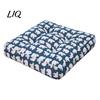 Breathable Seat Cushion Modern Stylish Chair Cushion, Ultra Soft Square Geometric or Durable Polyester Pad for Students Plant Prints, 15.75"x15.75"