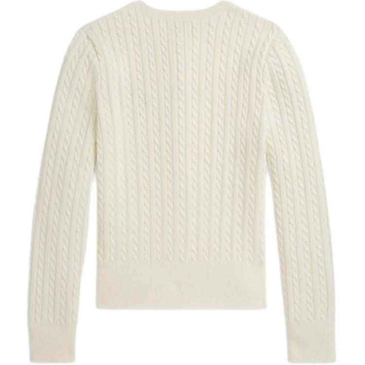 Polo Ralph Lauren Pullover Rundhals Einreihig Bärenstickerei Langarm Kinder Kinderpullover CWPOSWEG6820576-100