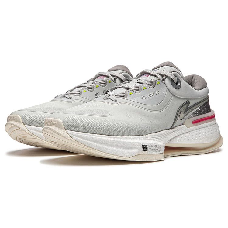 Li Ning Chao Yue 8 Sneaker Retro Versatile Shock Absorption Non-Slip Wear-Resistant Breathable Support Rebound Low-Top Casual Shoes AGLU007-4