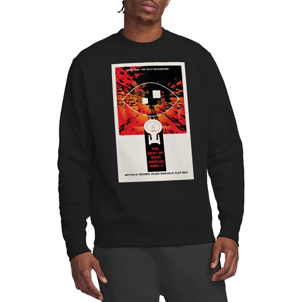 STAR TREK Unisex Adult The Next Generation Season 4 Episode 1 Sweatshirt