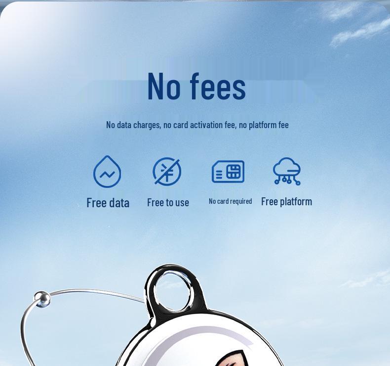 Bluetooth GPS Tracker Airtag: Anti-Loss Device for Apple & Android, Perfect for Pets