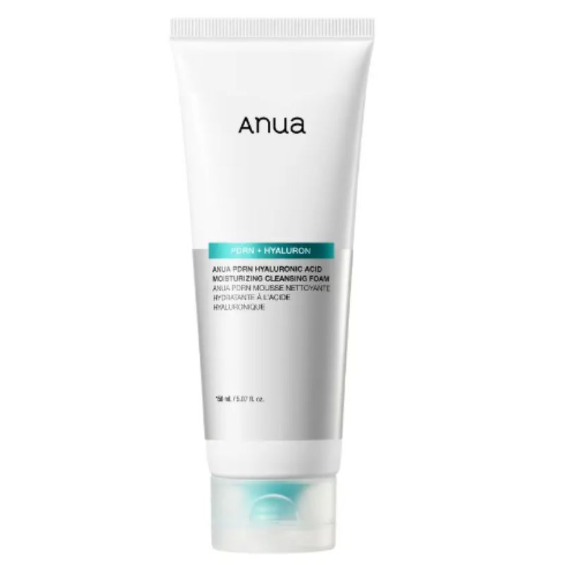 Anua PDRN Hyaluronic Acid Moisture Cleansing Foam Hydrating Facial Cleanser 150ml