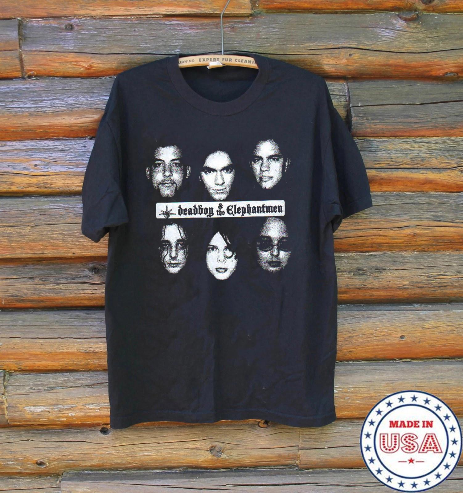 Rare Deadboy & the Elephantmen Band Member Shirt Black All Size S