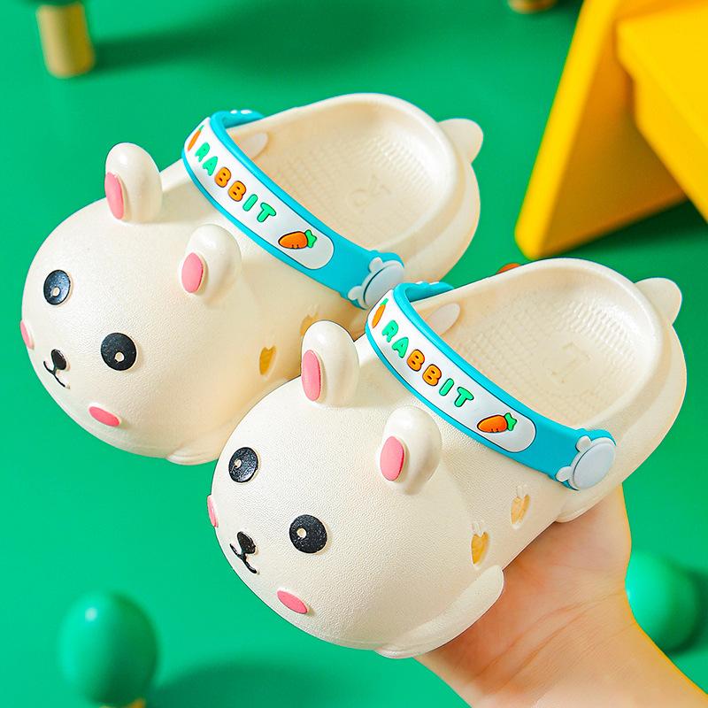 

Children s slippers for girls, summer indoor cute cartoon home non-slip soft-soled slippers for toddlers and boys 15-16/Inner Length12cm Su белый