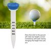 2Pcs Club Ball Tees Height Adjustable Clear Scale High Consistency Accurate Aiming Plastic Club Limit Tees for Outdoor