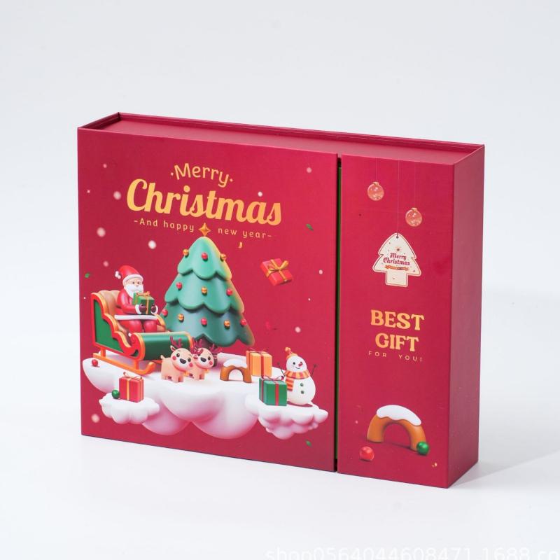 Christmas Advent Countdown Calendar Box 12Days Empty Gift Boxes Diy Christmas Empty Refillable Calendar Boxes For Xmas Gift
