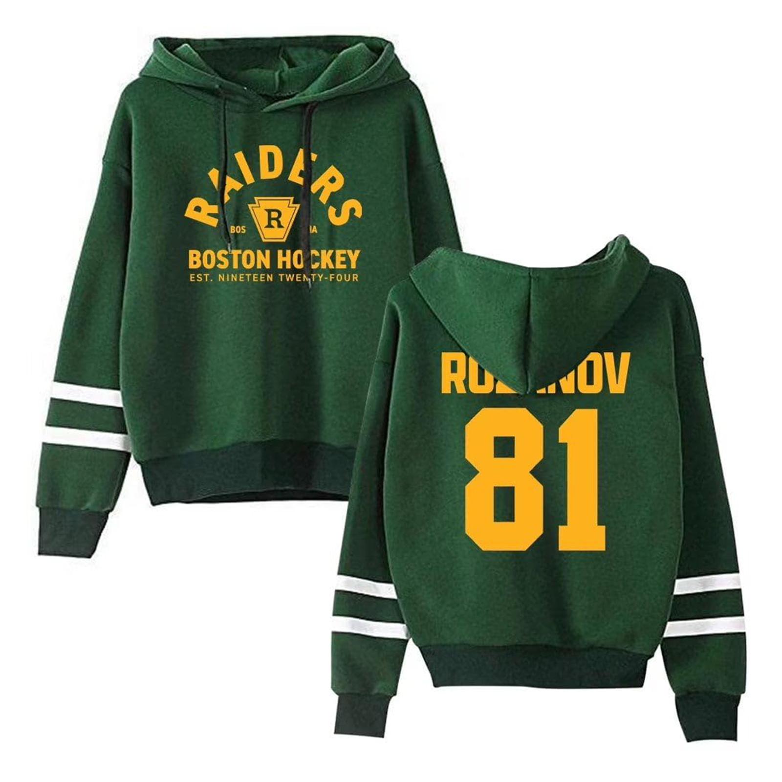 

Long Sleeve Pullover Hoodie with Drawstring and Pocket Letter Print Number 81 Sportswear Style XL