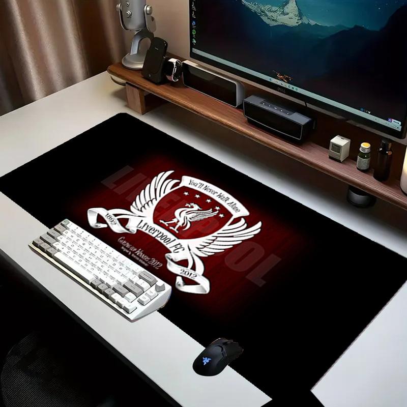 Football Liverpool Crest Mouse pad Office Desk Mat, Gaming Mouse Pad Mousepad, keyboard pad,Heavy-Duty Non-Slip Rubber Backing, Gift
