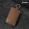 Car Suede Key Case Keychain Mini Storage Bag Accessories For Porsche Cayenne Panamera Macan 911 718 Taycan Boxster Cayman Pajun GO3