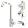 1PC Kitchen Faucet Single Handle 2 Holes Ceramic Valve Anti-corrosion, Wear-resistant 304 Stainless Steel Cold And Hot Mixer Tap