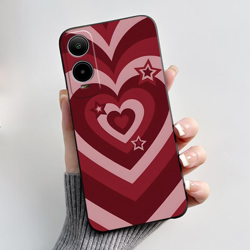 For Cricket Icon 6 Case AT&T Verge (SL219A) Back Cover Luxury Cute Heart Rabbit Funny Black Soft Silicone Protective Phone Case