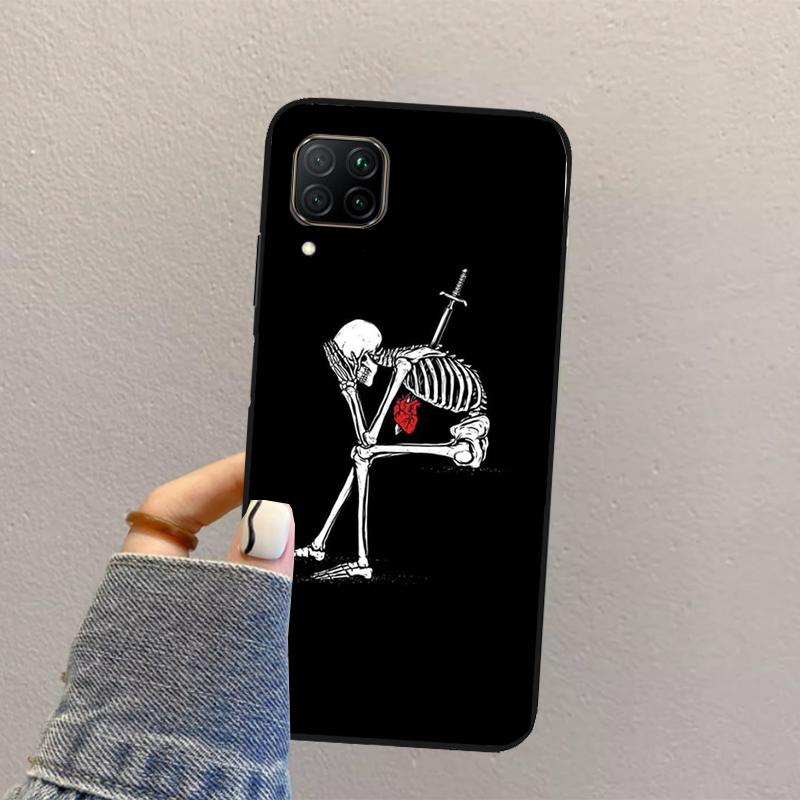 

Death Skull Bones Clown Circus For Huawei Nova 3i 7i 8i 11i 12i 9 10 SE Y73 Y90 Y70 Y72 Y61 Y91 P30 P40 Lite P60 Pro Case Huawei Nova Y60