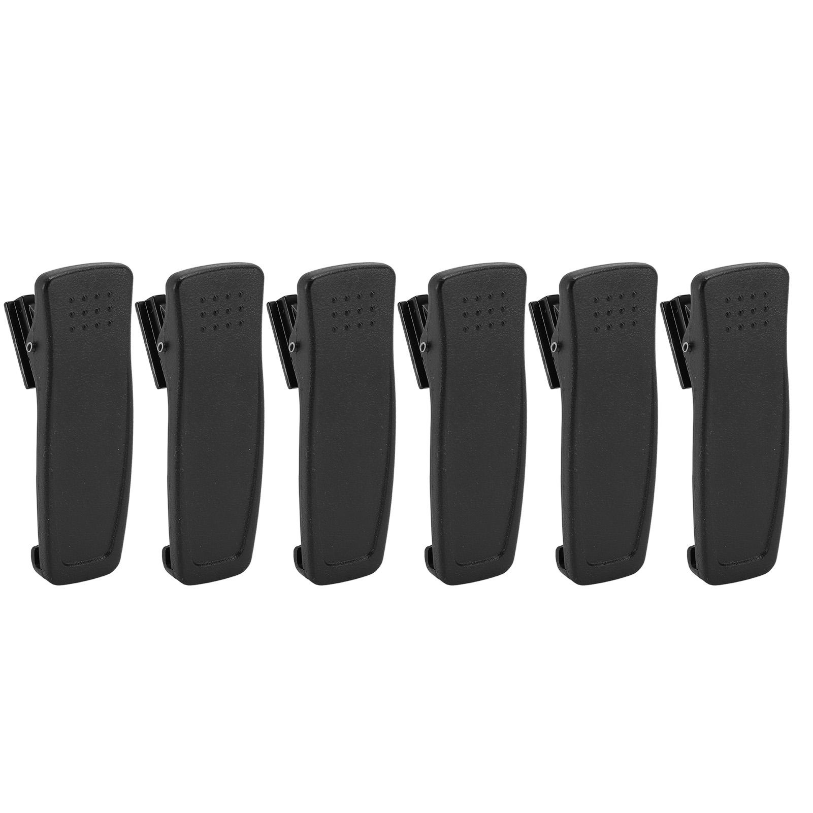 

2-сторонняя радиостанция с зажимом для ремня, прочный пластиковый портативный 2-сторонний зажим для крепления на спине для Hytera TC‑500 TC‑446