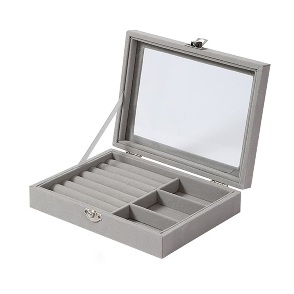 Velvet Necklace Display Tray Stackable Organizer Trays Showcase Drawer  Ring Bracelet Necklace