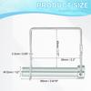 PATIKIL Trailer Coupler Pin 1/2x2-9/16" Two Square Wire Locking Pin Shaft Lock Pin Safety