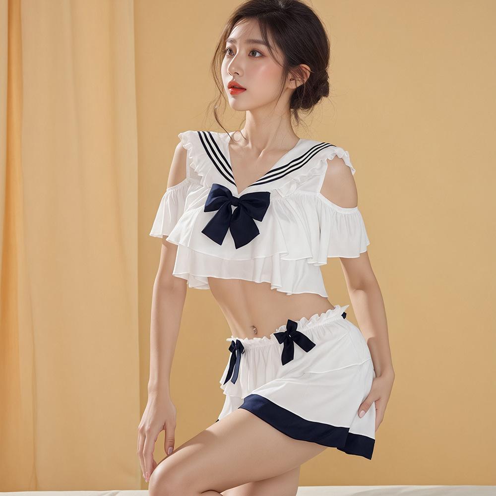 Night Sexy Lingerie Student Suit Two-dimensional Underwear Japanese Bed Speed Attack Jk Female Uniform Butterfly