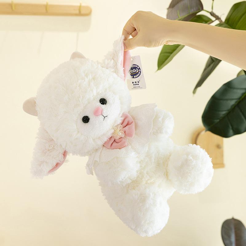 Niedliche und bequeme Honigtopf-Bärenpuppe Lamm Plüschtier Wurfkissen Kinder beruhigende Begleitpuppe