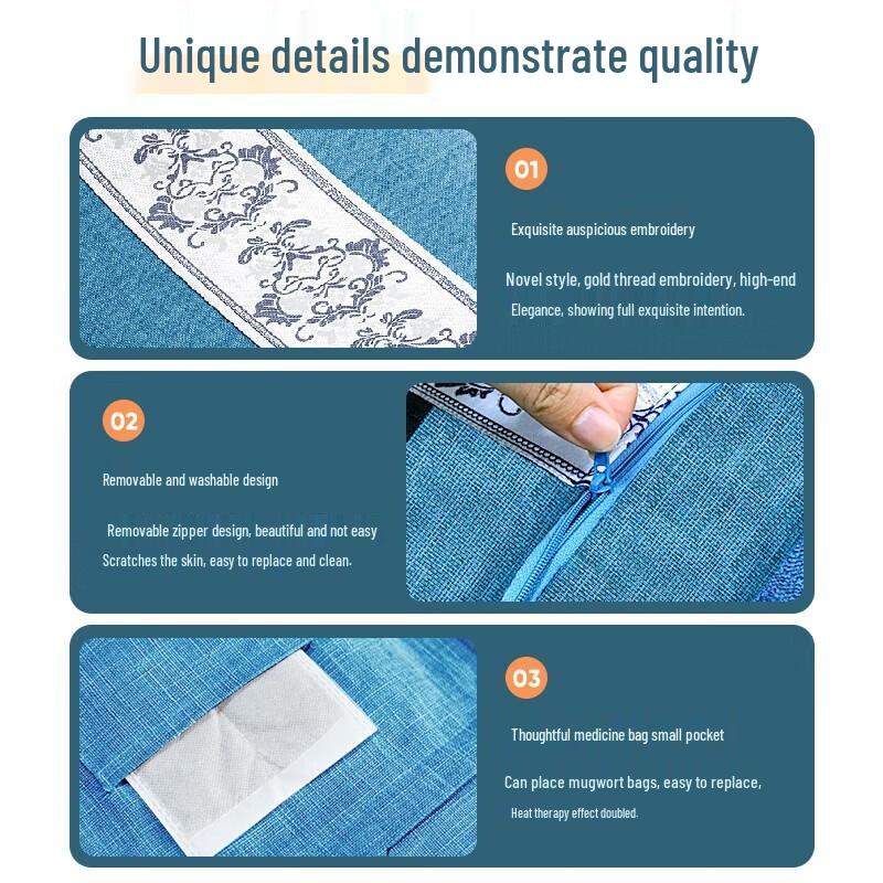 Aux Heated Shoulder & Neck Massage Shawl with Moxibustion