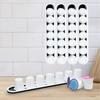 Multifuntional Coffee Display Rack Pods Holder Acrylic Coffees Pods Display Stand Suitable for Kitchen Cabinet Use