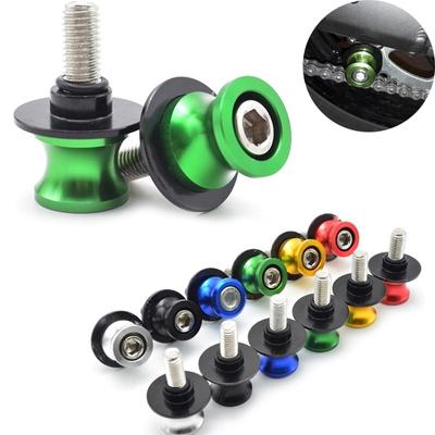 2 X 10mm Motorcycle Swingarm Sliders Spools Safety Anti-crash Protector