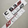 New 3D ABS Car Styling Logo C63S Badge Sticker Rear Trunk Emblem Decals For Mercedes Benz AMG C63S Auto Tail Accessories