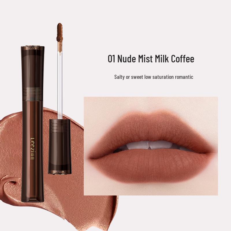 LIZ Velvet Air Lip Glaze: Matte Soft Mist Lip Mud for Vibrant Color