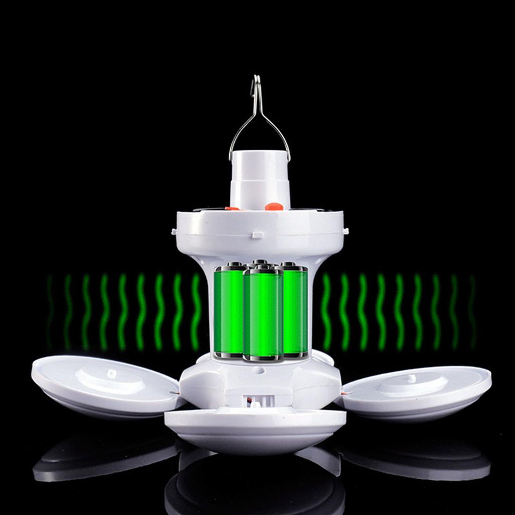 Solar Camping Light High Brightness Energy Saving Portable Outdoor LED Lamp with Hook for Fishing Emergency