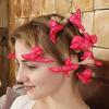 1Pc New Polka Dot Hair Curl Pear Flower Head Curl Creative Sponge Dry Hair Sleep Curling Iron Lazy Magic Curler