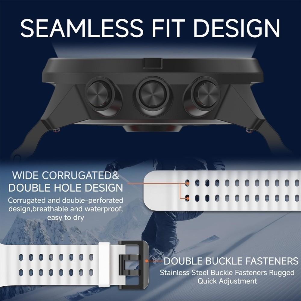 22mm 24mm Ocean Silikonarmband für Huawei GT6 Pro GT6 GT5 GT4 46mm Sportband für Redmi Watch 5Active für Amazfit Balance GTR 47