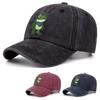 Retro Frog Embroidery Dad Hat Vintage Outdoor Sun Hat Stylish Casual Hip Hop Hat  For Men Women